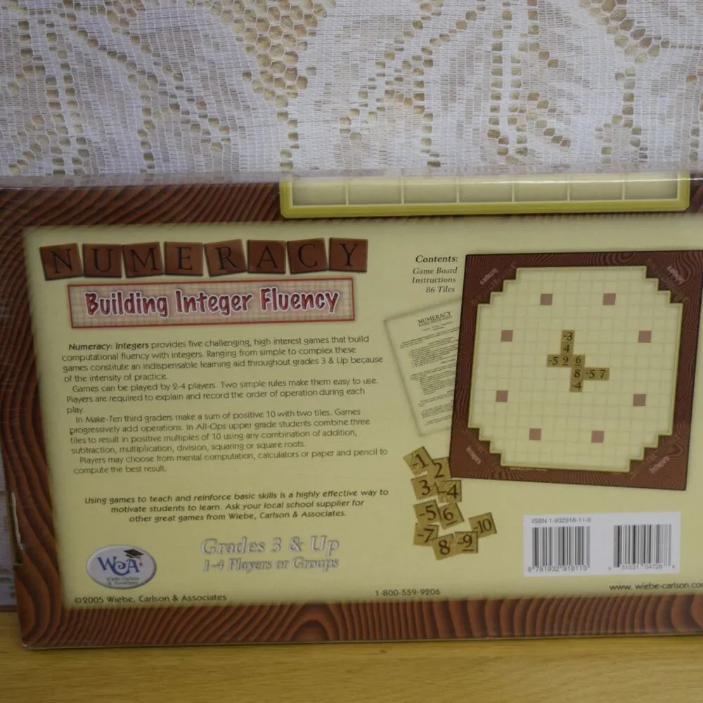 Wiebe, Carlson & Associates numerecy homeschool